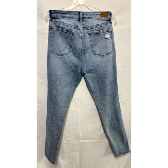 Judy Blue 13 31 Skinny jeans distressed academia goth womens stretch Moto Grunge - Picture 5 of 8